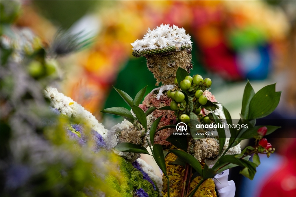 Kolombiya'daki Medellin Çiçek Festivali