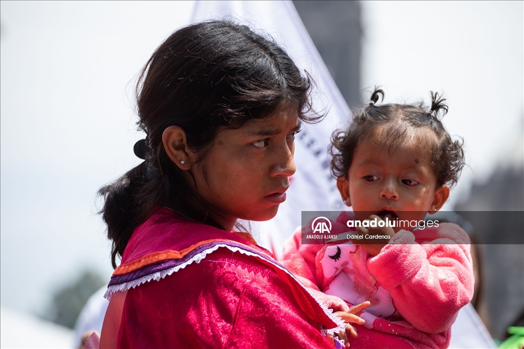 Meksika'da ''Uluslararası Dünya Yerli Halklar Günü''