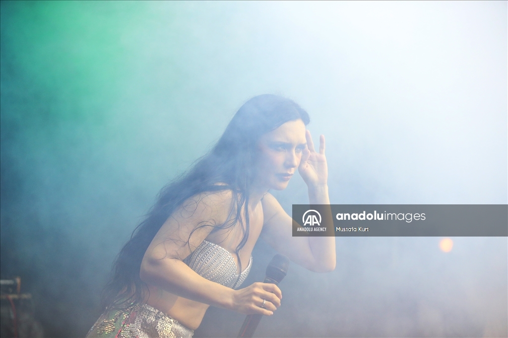 Famous Russian singer Seryabkina in Antalya