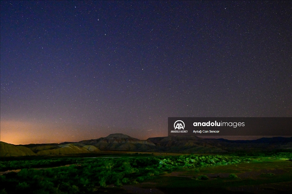 Perseid meteor shower in Ankara