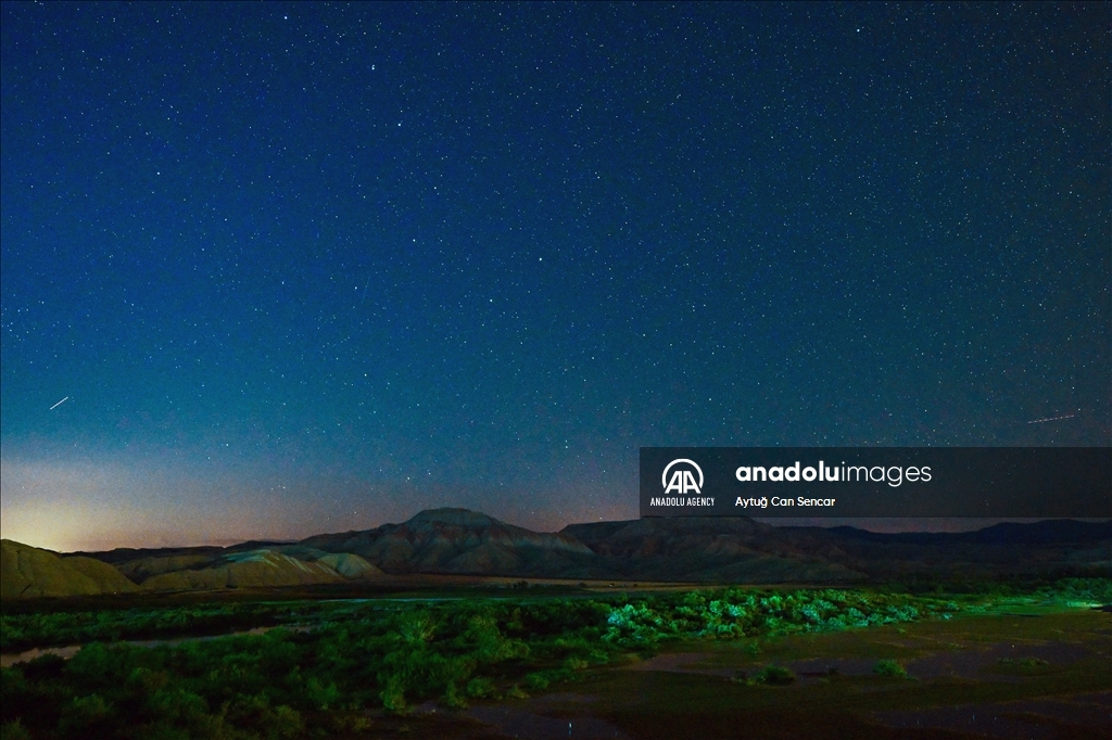 Perseid meteor shower in Ankara