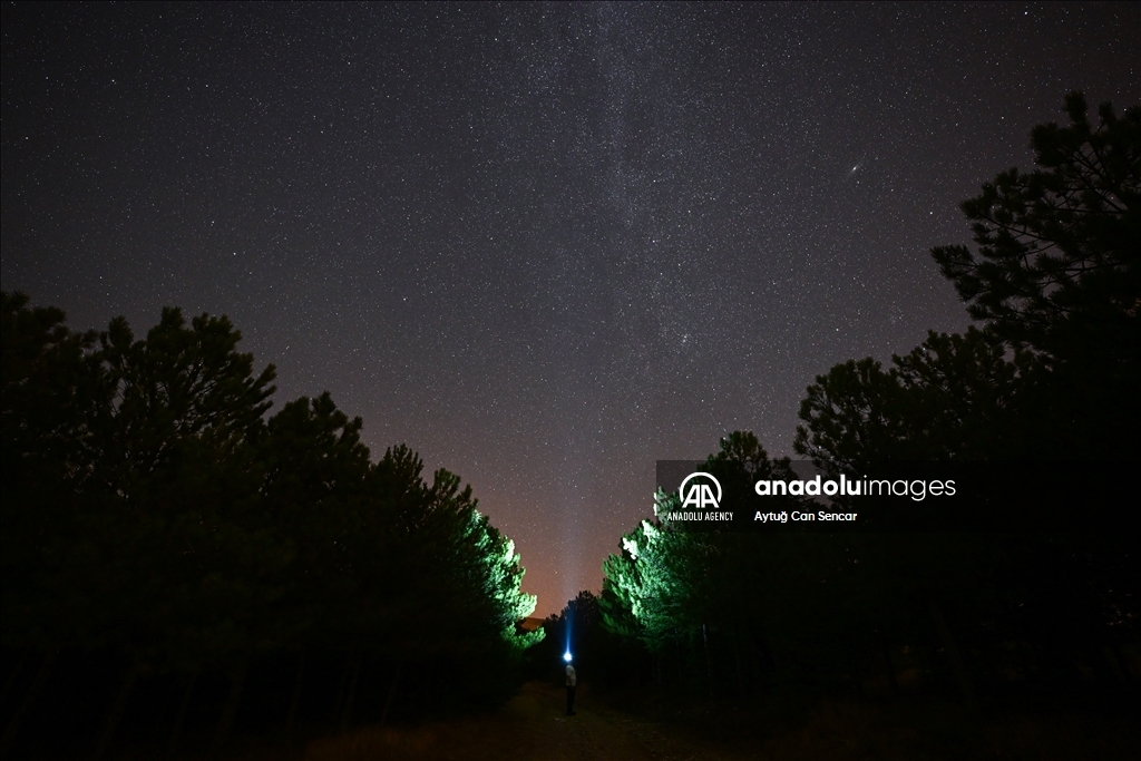 Perseid meteor shower in Ankara