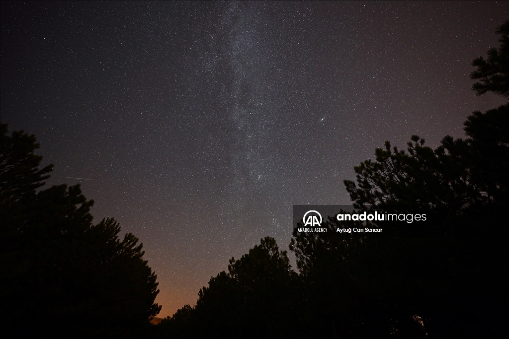 Perseid meteor shower in Ankara