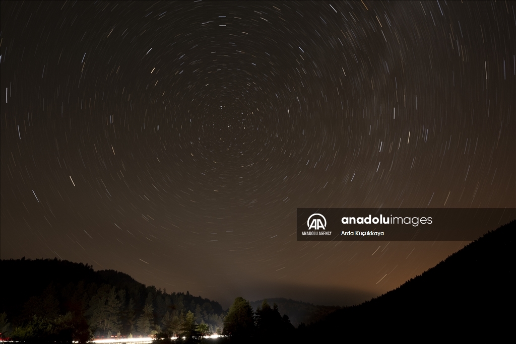 Perseid meteor shower in Ankara