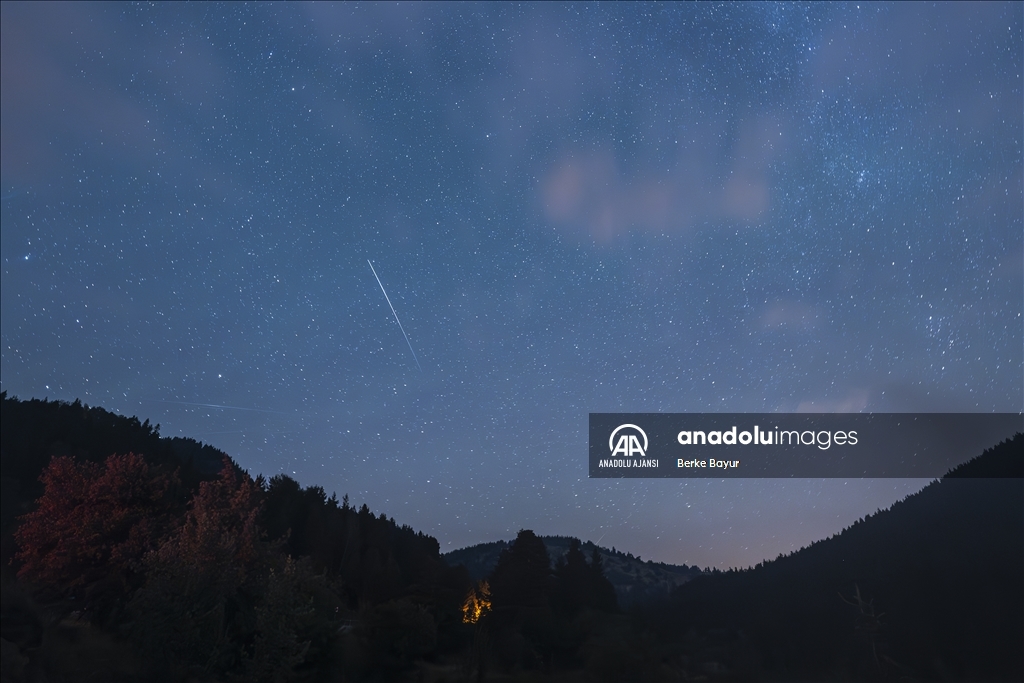 Ankara'da Perseid meteor yağmuru