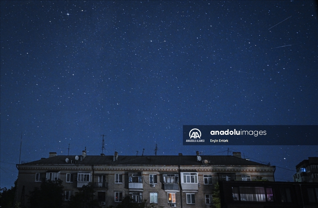Ukrayna'da Perseid meteor yağmuru