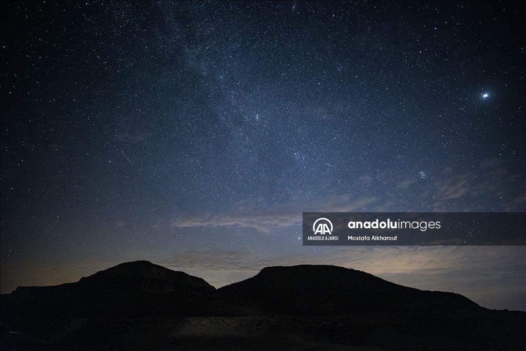 İsrail'de Perseid meteor yağmuru