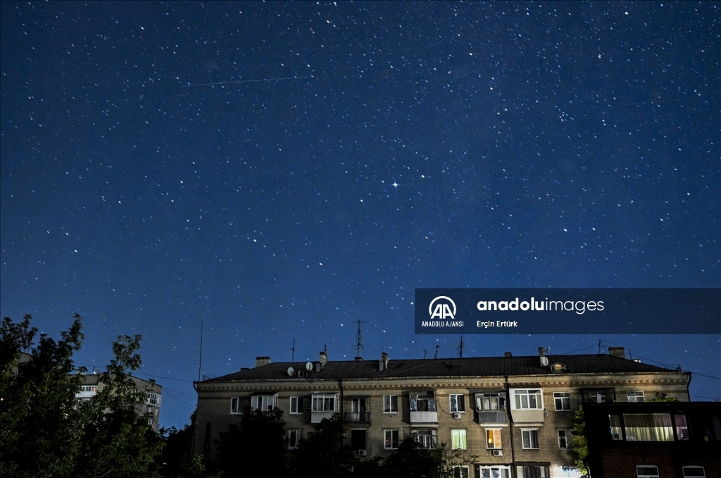 Ukrayna'da Perseid meteor yağmuru
