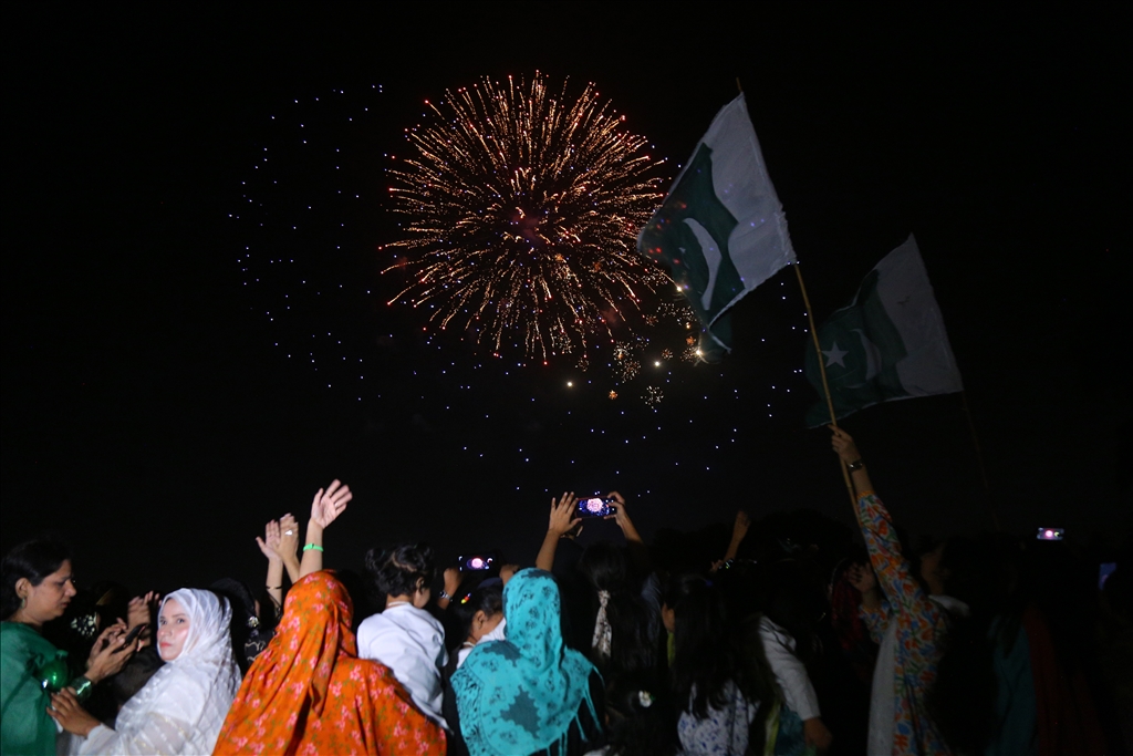 76th Independence Day celebrations in Pakistan's Hyderabad