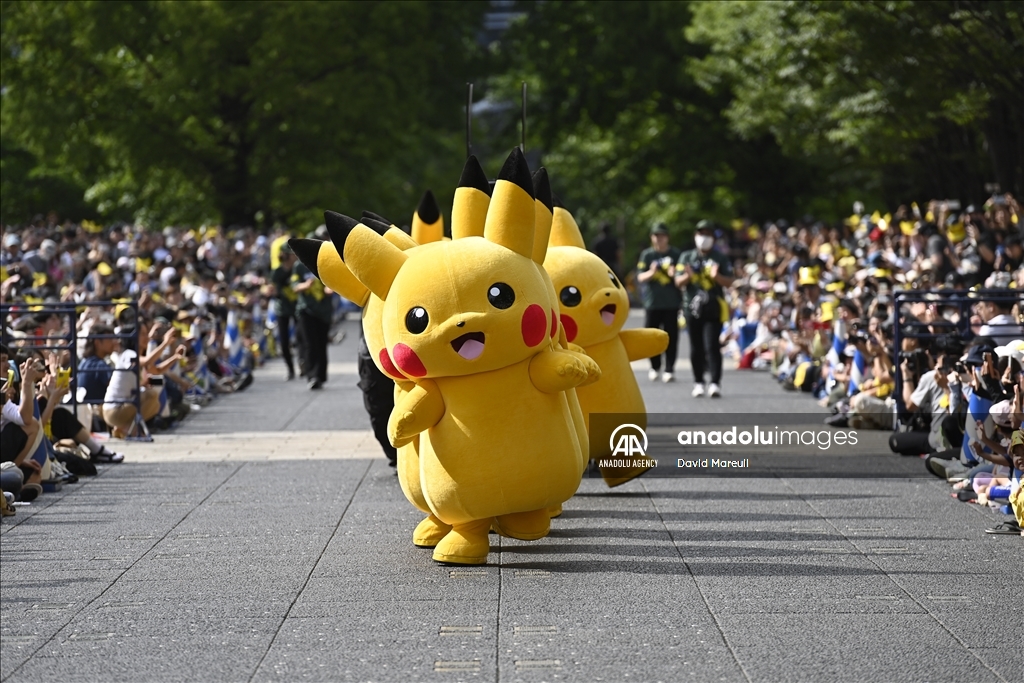 Pokemon parade kicks off within summer festivities in Japan