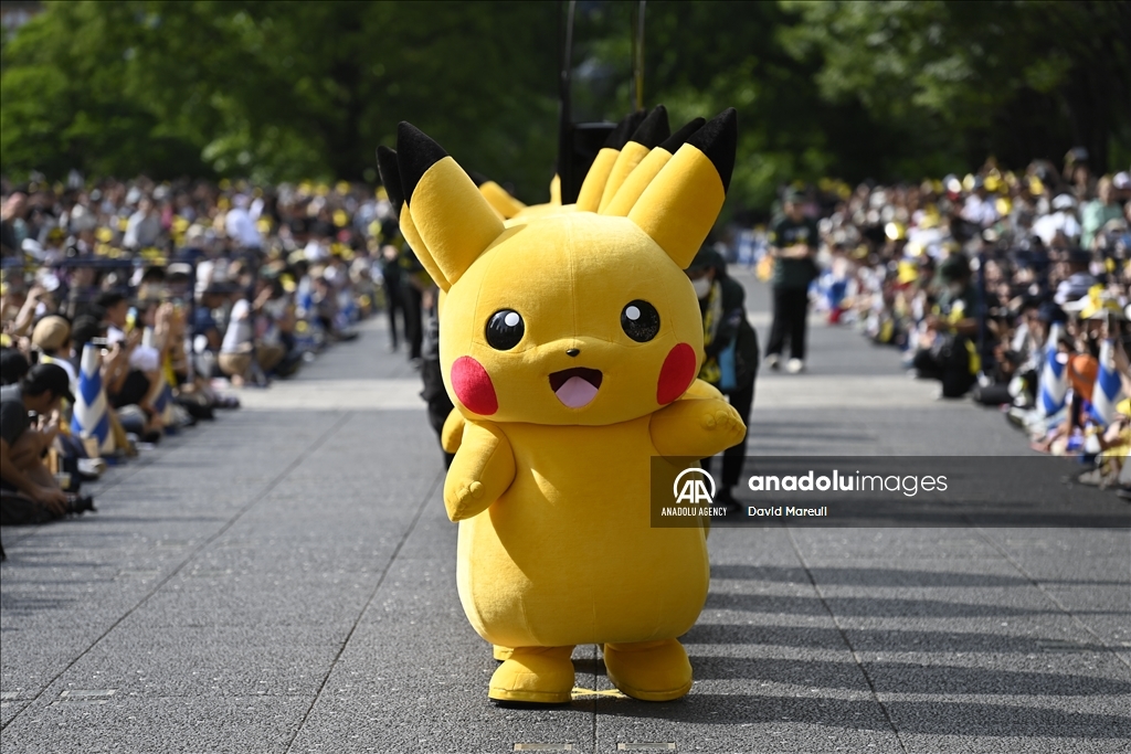 Pokemon parade kicks off within summer festivities in Japan