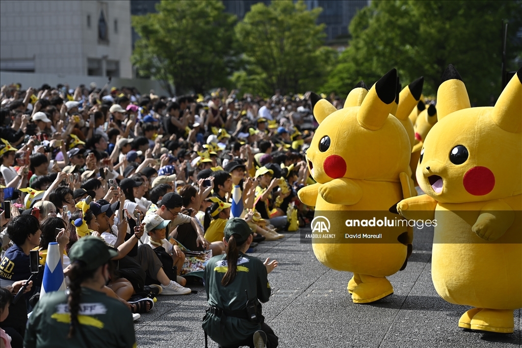 Pokemon parade kicks off within summer festivities in Japan