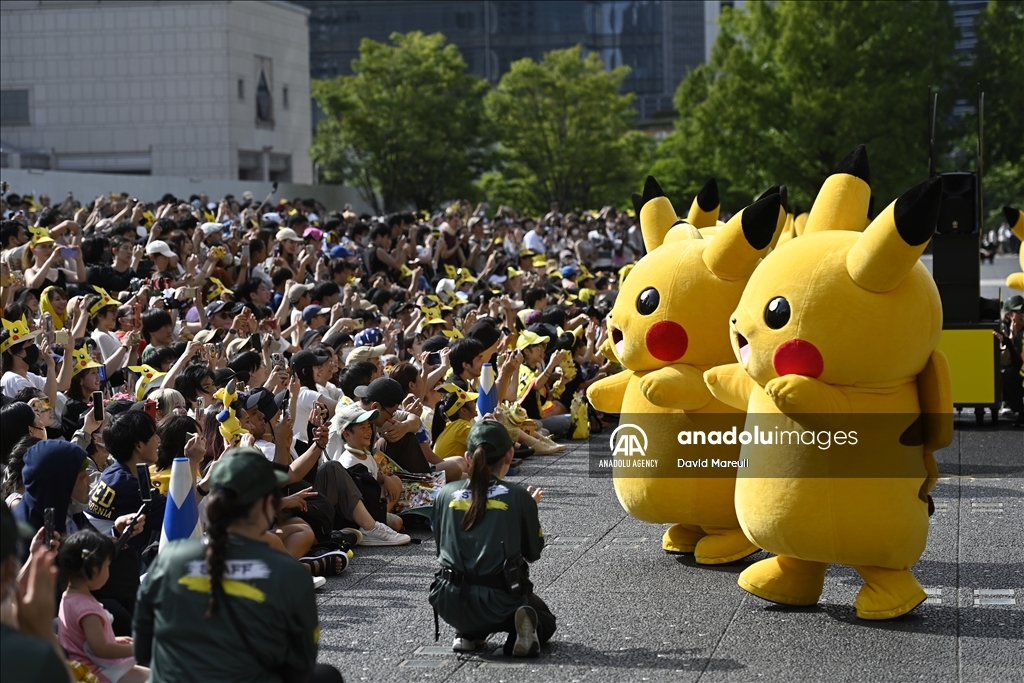 Pokemon parade kicks off within summer festivities in Japan