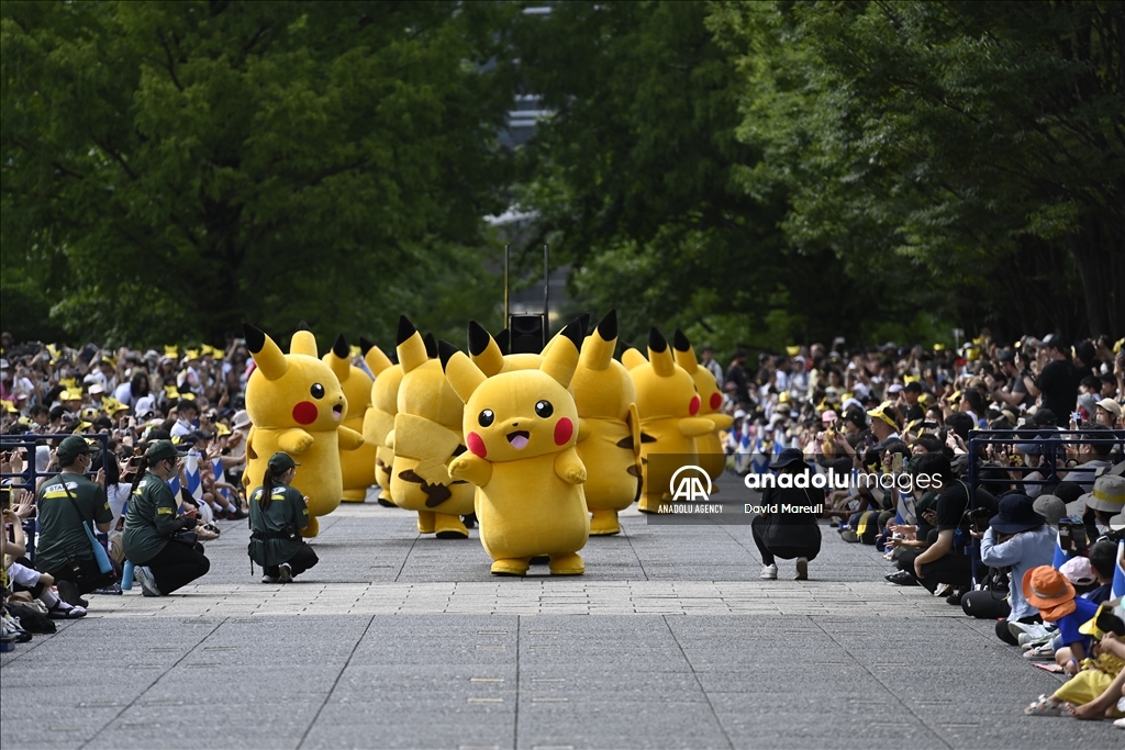 Pokemon parade kicks off within summer festivities in Japan