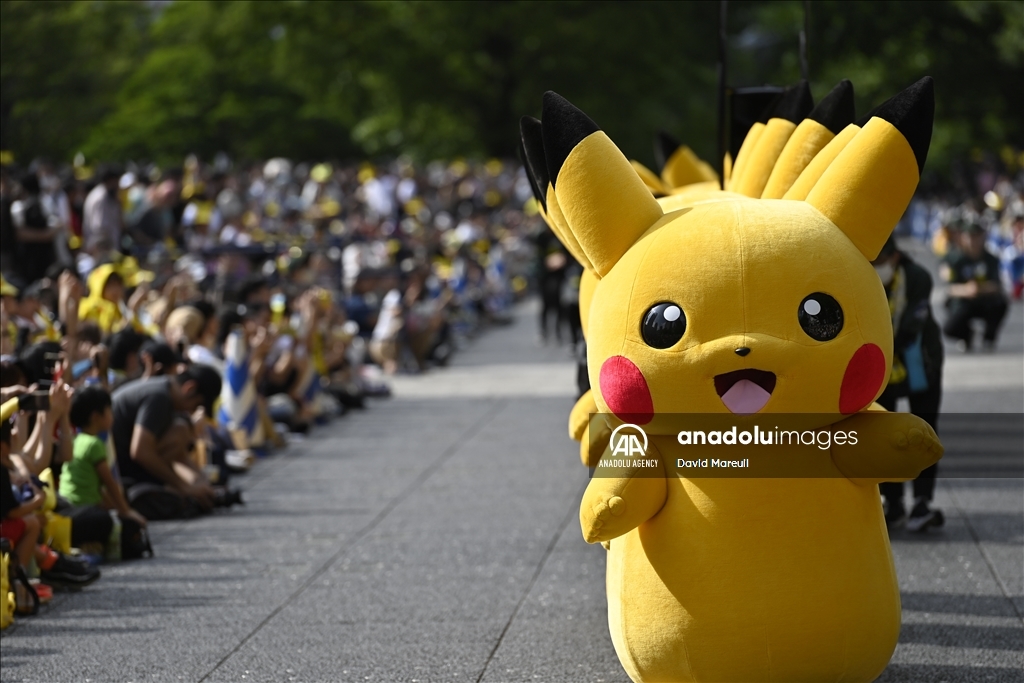 Pokemon parade kicks off within summer festivities in Japan