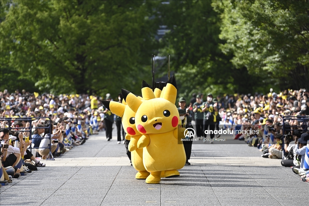 Pokemon parade kicks off within summer festivities in Japan