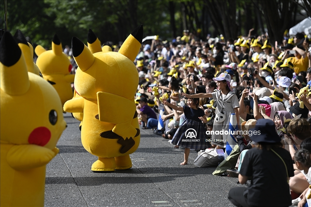 Pokemon parade kicks off within summer festivities in Japan