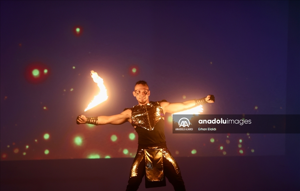 İstanbul'da "Ormanda Işık Festivali" düzenlendi