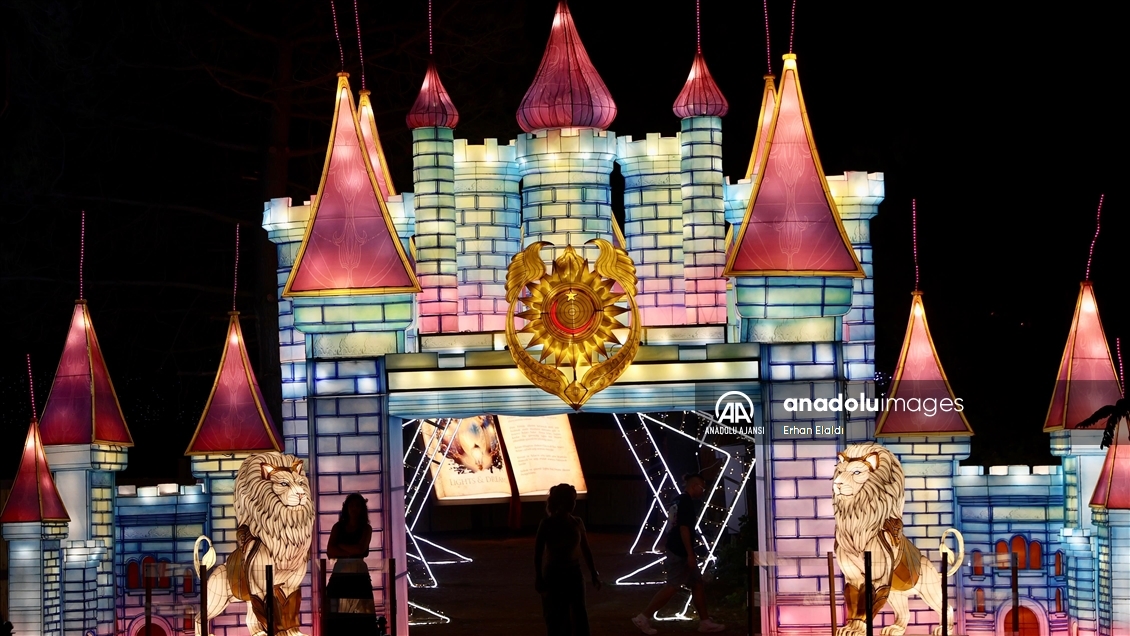 İstanbul'da "Ormanda Işık Festivali" düzenlendi