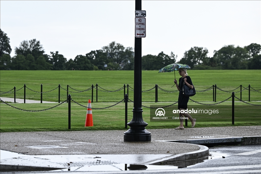 Severe Storm And Flood Warnings In And Around The Us Capital Anadolu Ajans