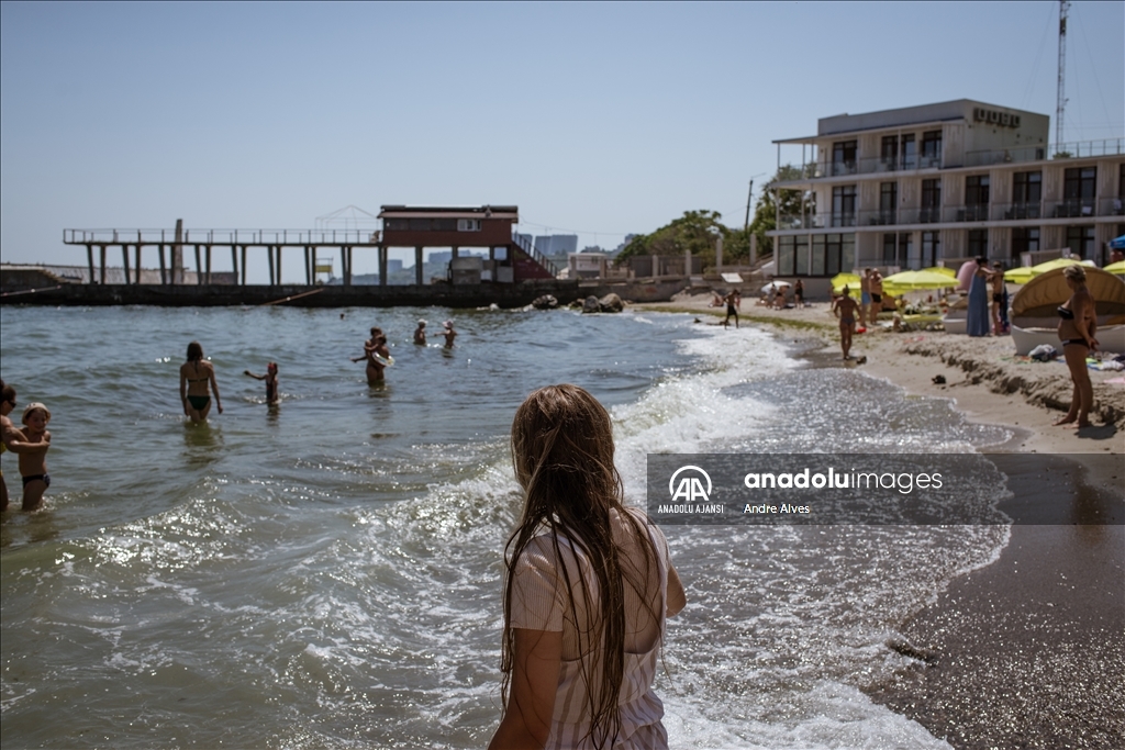 Ten beaches open in Ukraine's Odesa as daily life continues amid war