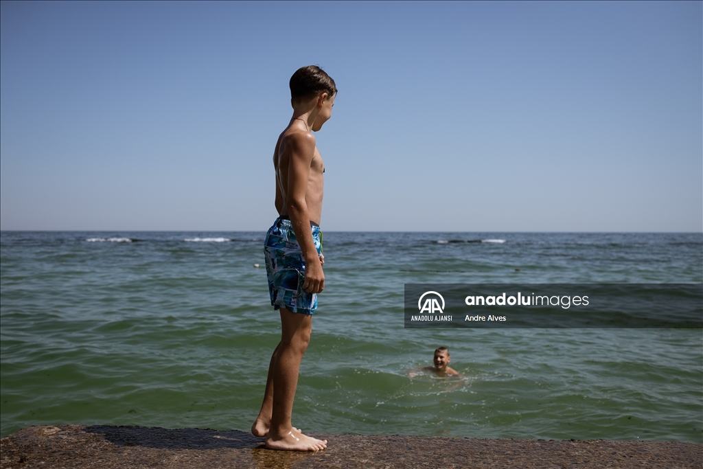 Ten beaches open in Ukraine's Odesa as daily life continues amid war