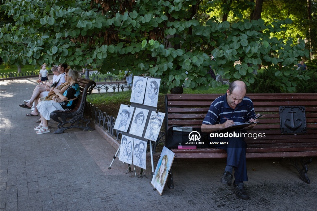 Ukrayna'nın Odesa kentinde günlük yaşam devam ediyor