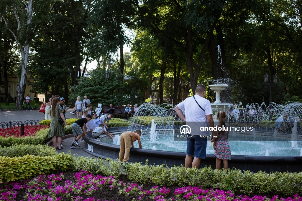 Ten beaches open in Ukraine's Odesa as daily life continues amid war