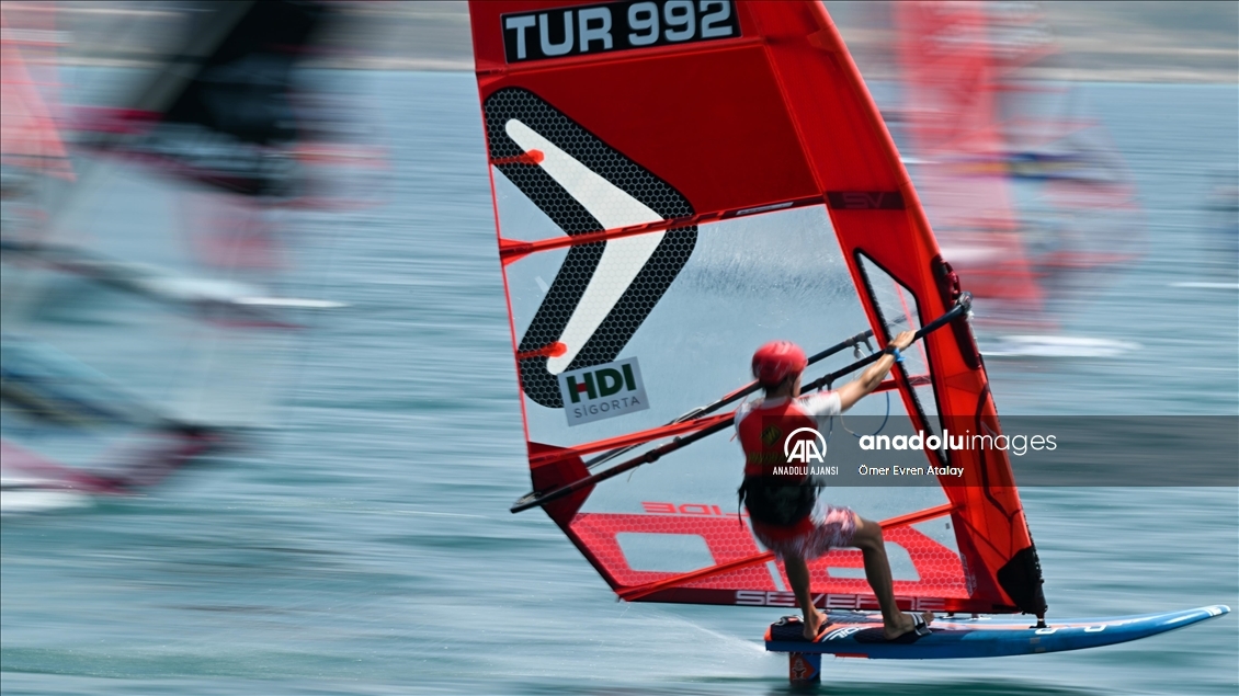 Türkiye Windsurf Şampiyonası, Alaçatı'da başladı