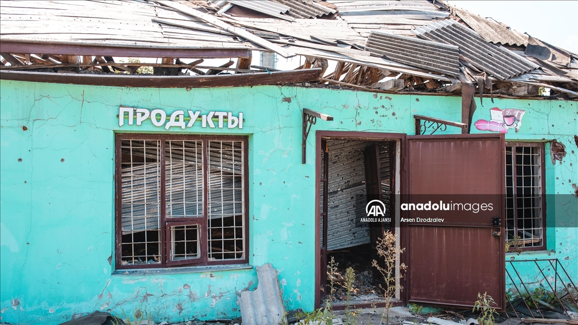 Ukrayna'nın Donetsk bölgesindeki sivillere insanı yardım dağıtıldı