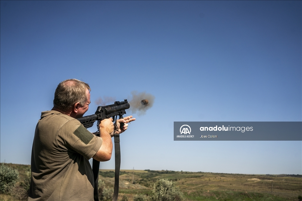 Military training of Ukrainian Army in Donetsk Oblast