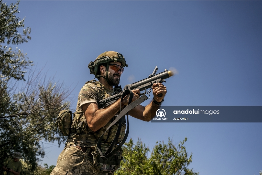 Military training of Ukrainian Army in Donetsk Oblast