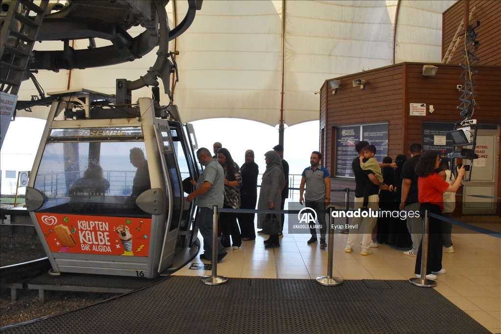 Turistler Boztepe'den manzara izlemeden Ordu'dan ayrılmıyor