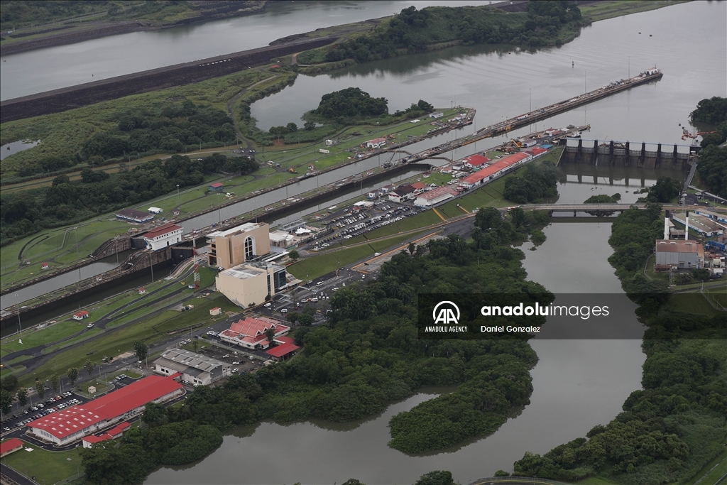 Historic drought and warm seas slow Panama Canal shipping