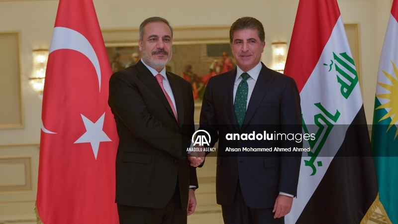نێچیرڤان بارزانی پێشوازی له هاكان فیدان كرد