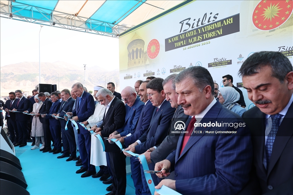 Bitlis Kamu ve Özel Yatırımları Toplu Açılış Töreni