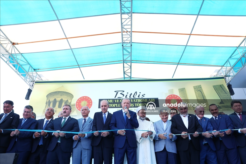 Bitlis Kamu ve Özel Yatırımları Toplu Açılış Töreni