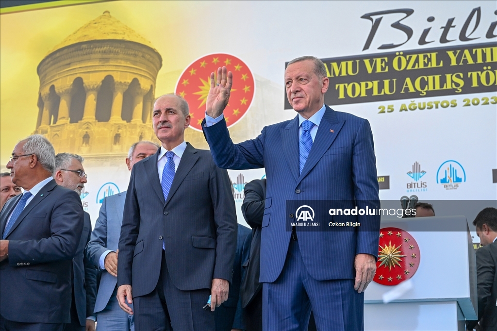 Bitlis Kamu ve Özel Yatırımları Toplu Açılış Töreni