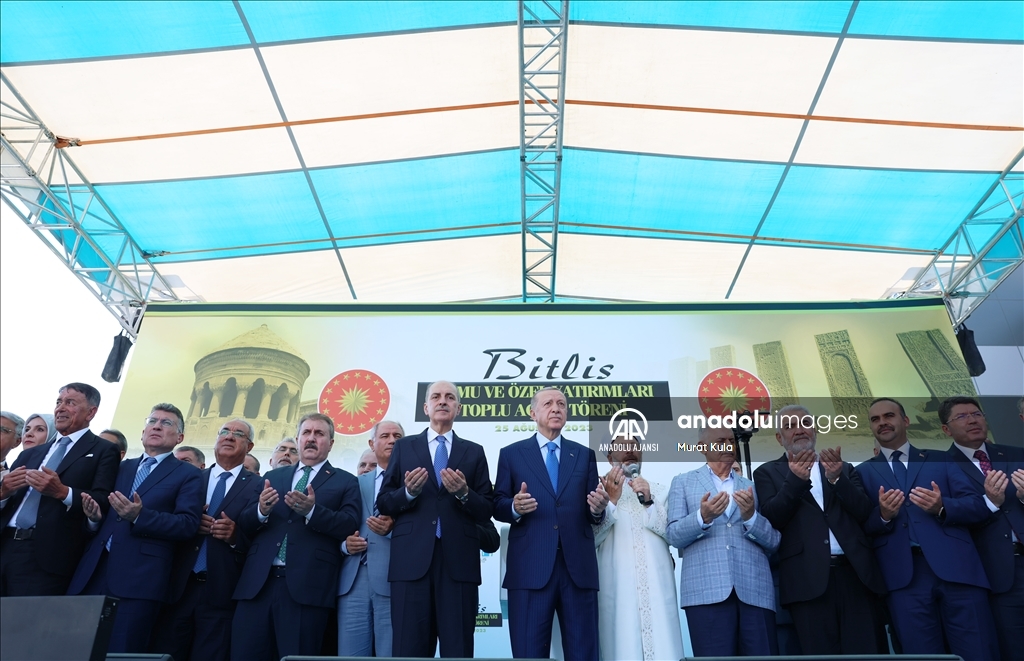 Bitlis Kamu ve Özel Yatırımları Toplu Açılış Töreni