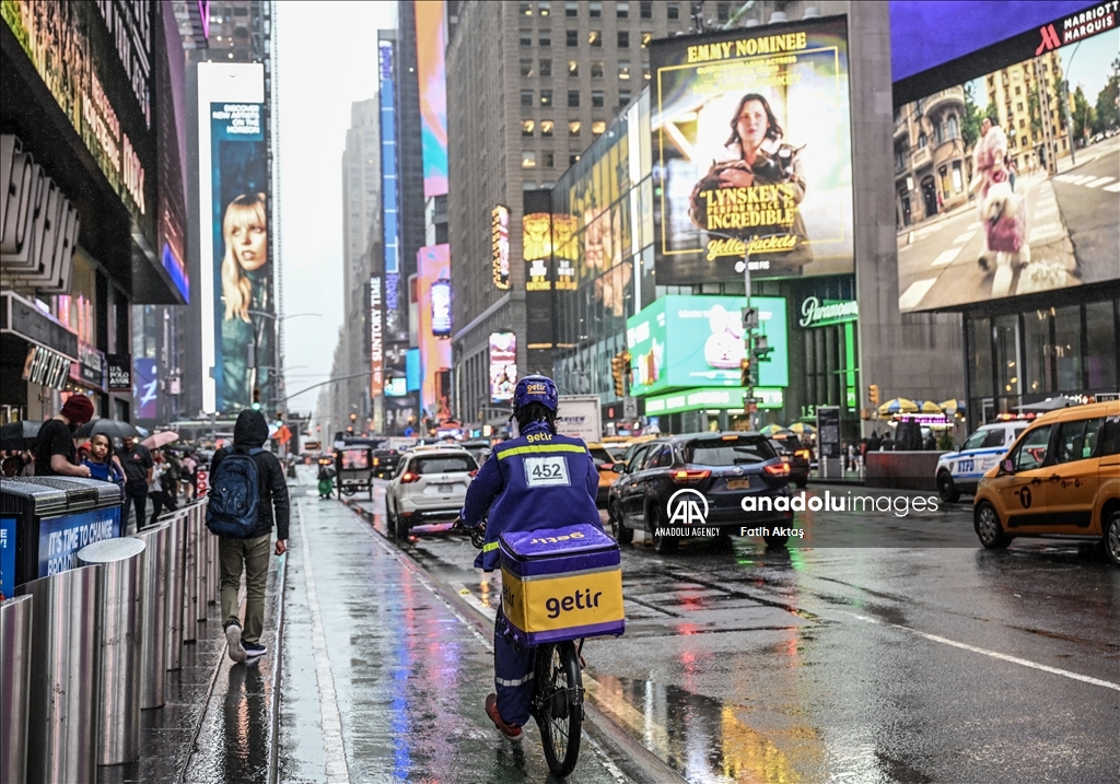 Rainy day in New York