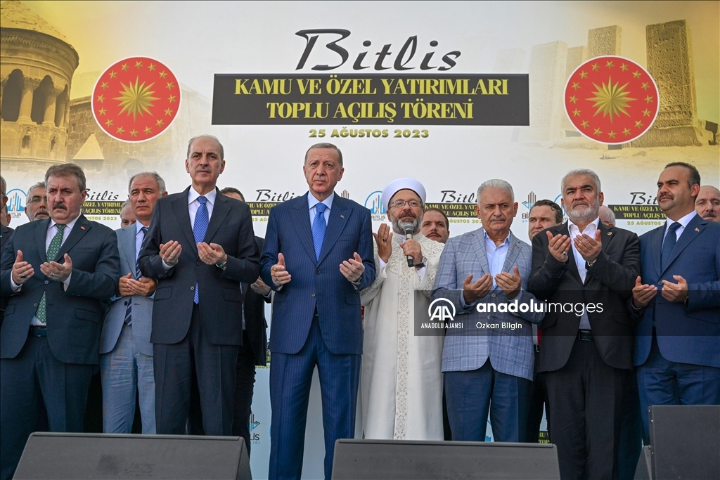 Bitlis Kamu ve Özel Yatırımları Toplu Açılış Töreni