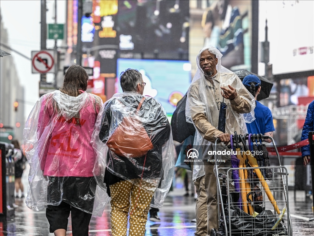 Rainy day in New York