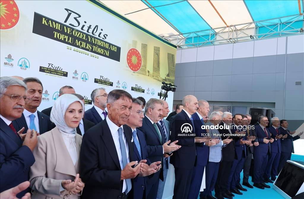 Bitlis Kamu ve Özel Yatırımları Toplu Açılış Töreni