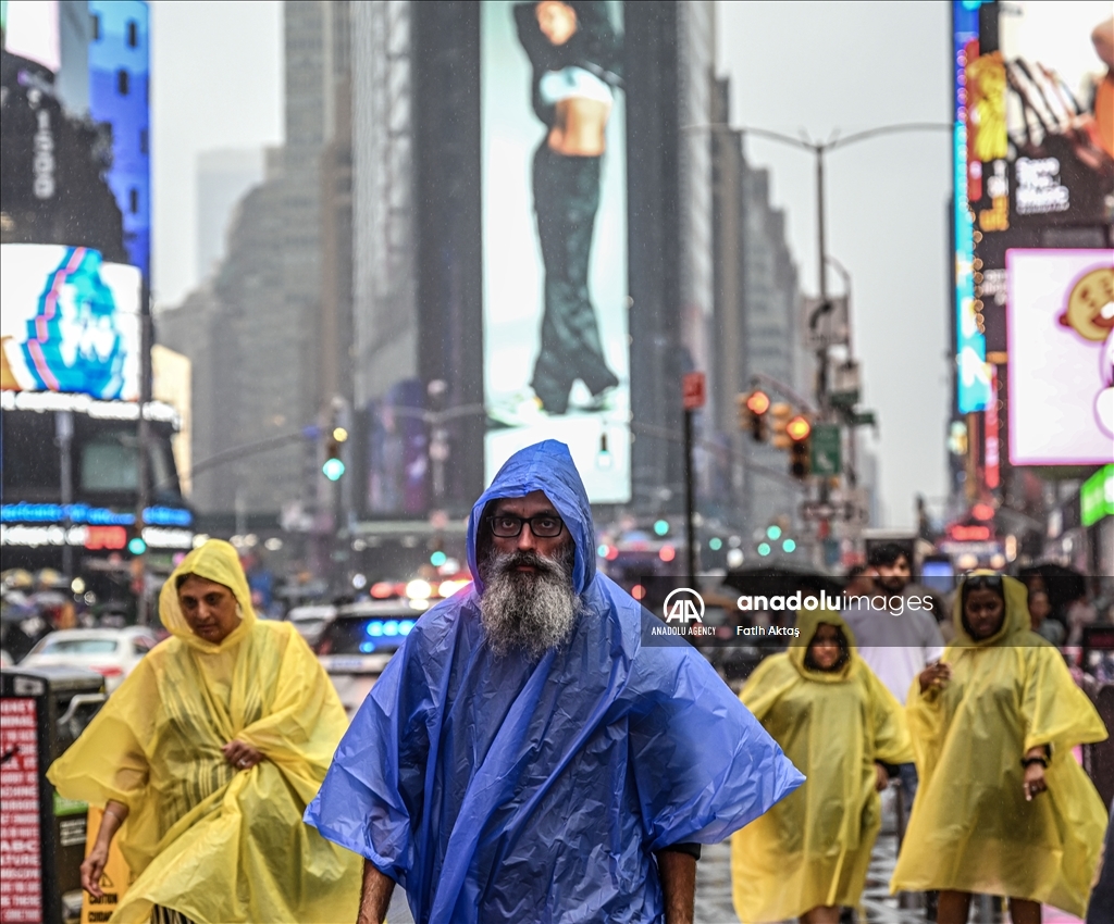 Rainy day in New York