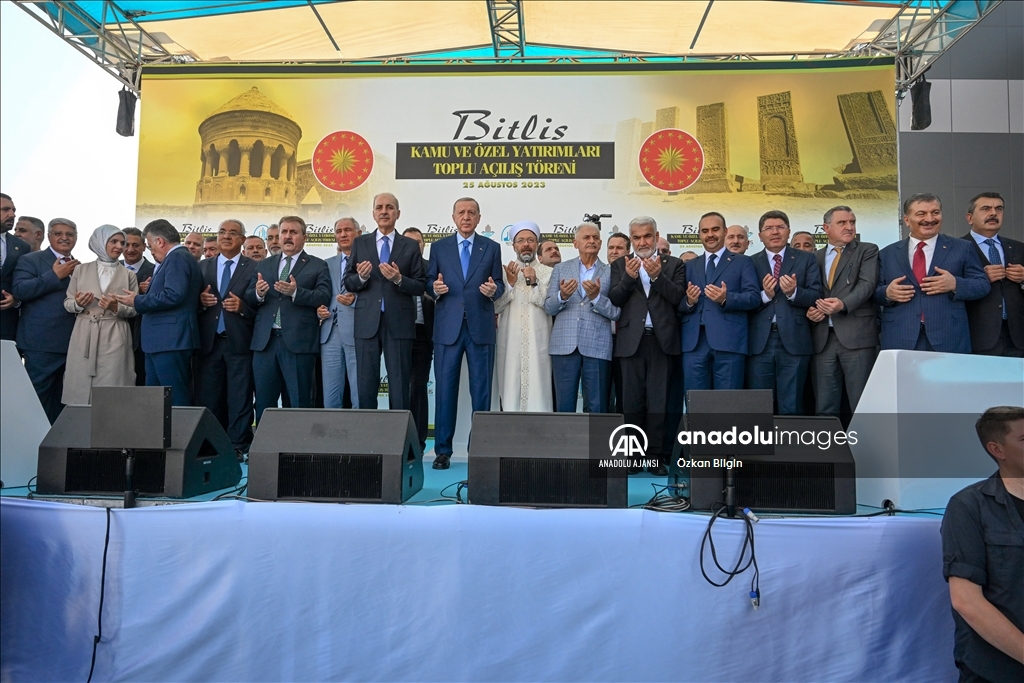 Bitlis Kamu ve Özel Yatırımları Toplu Açılış Töreni