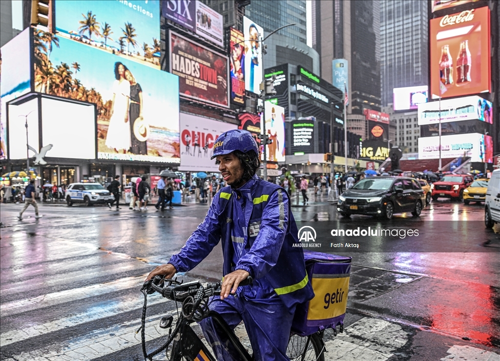 Rainy day in New York