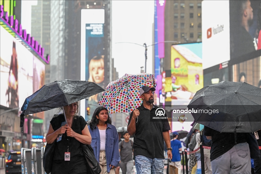 Rainy day in New York