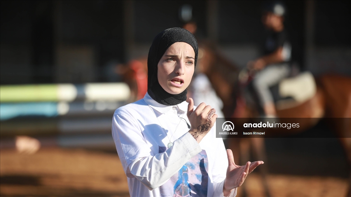 Toplumsal engelleri aşan Filistinli kadın binici