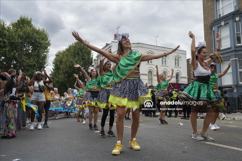 İngiltere'de "Notting Hill Karnavalı" düzenlendi