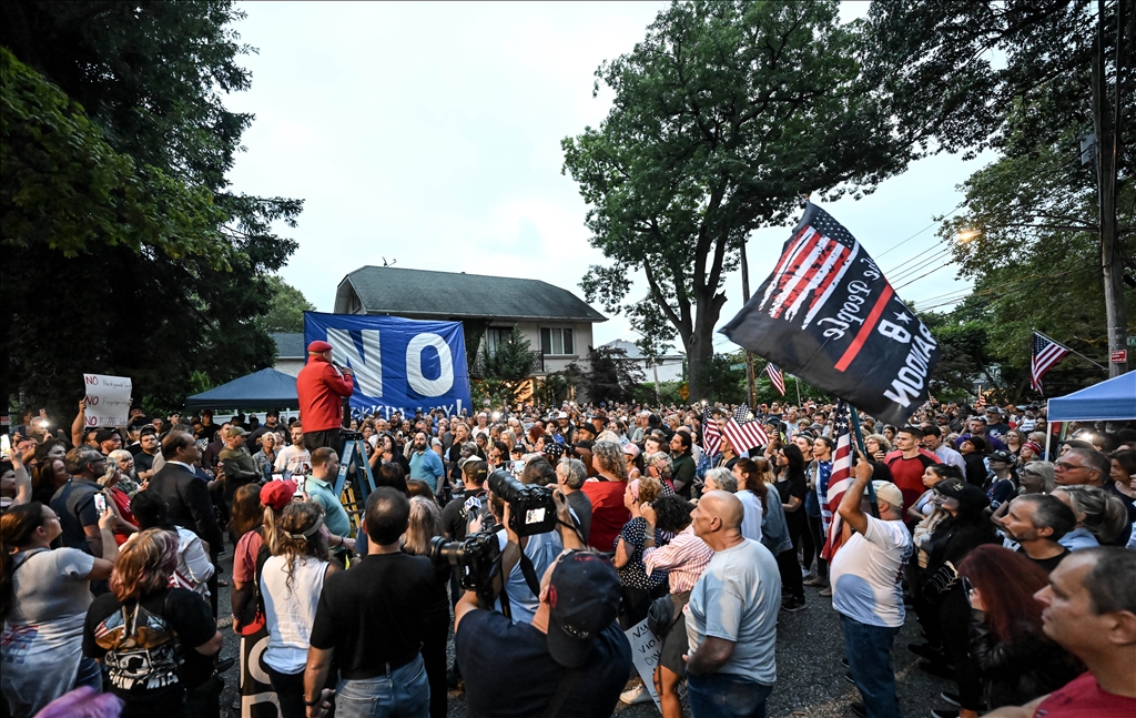 Anti-immigration protest in New York